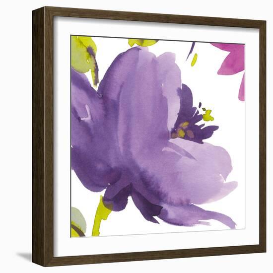 Violet Flower I-Sandra Jacobs-Framed Giclee Print