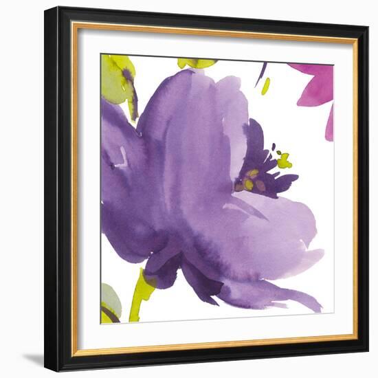 Violet Flower I-Sandra Jacobs-Framed Giclee Print