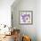 Violet Flower II-Sandra Jacobs-Framed Giclee Print displayed on a wall