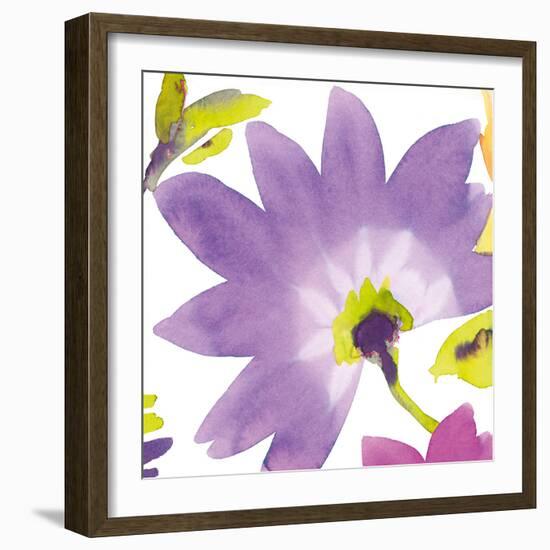 Violet Flower II-Sandra Jacobs-Framed Giclee Print