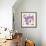 Violet Flower II-Sandra Jacobs-Framed Giclee Print displayed on a wall