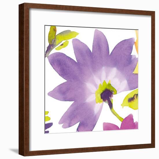 Violet Flower II-Sandra Jacobs-Framed Giclee Print