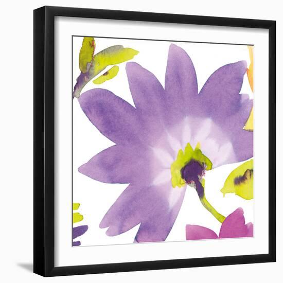 Violet Flower II-Sandra Jacobs-Framed Giclee Print