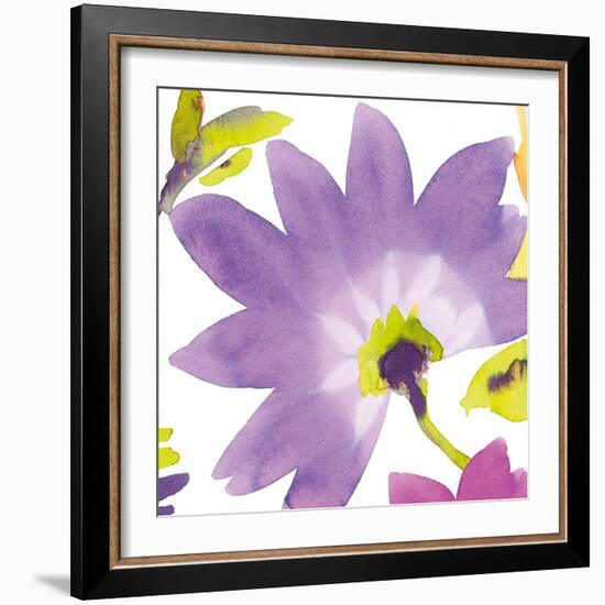 Violet Flower II-Sandra Jacobs-Framed Giclee Print