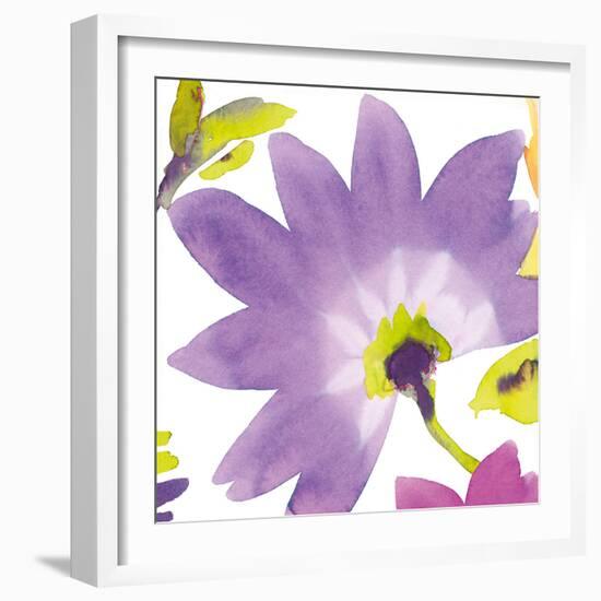 Violet Flower II-Sandra Jacobs-Framed Giclee Print