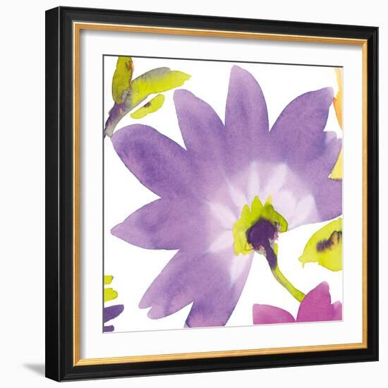 Violet Flower II-Sandra Jacobs-Framed Giclee Print