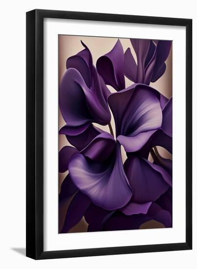 Violet flower-Lea Faucher-Framed Art Print