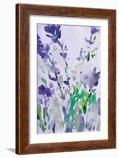 Violet Garden Moment I-Samuel Dixon-Framed Art Print