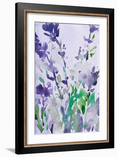 Violet Garden Moment I-Samuel Dixon-Framed Art Print