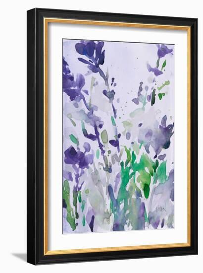 Violet Garden Moment I-Samuel Dixon-Framed Art Print
