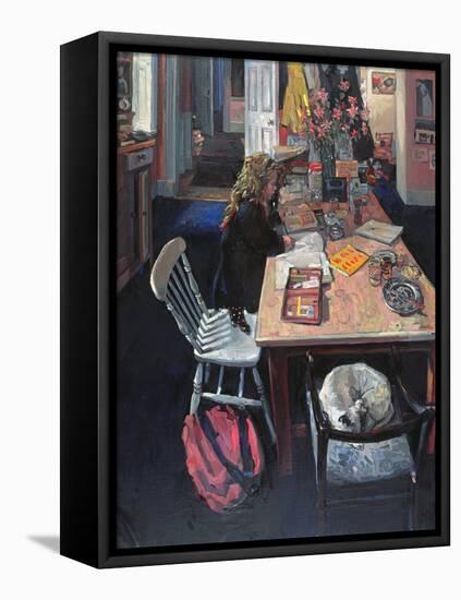 Violet in the Kitchen, 1995-Hector McDonnell-Framed Premier Image Canvas