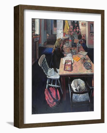 Violet in the Kitchen, 1995-Hector McDonnell-Framed Giclee Print