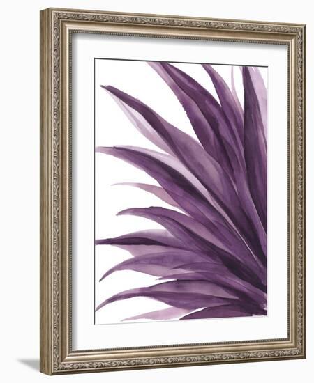 Violet Palms 1-Emma Jones-Framed Giclee Print