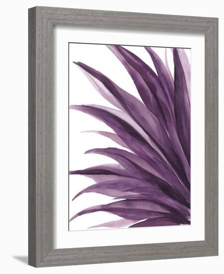 Violet Palms 1-Emma Jones-Framed Giclee Print