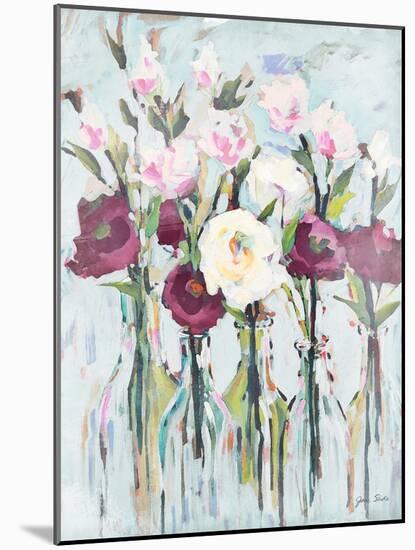 Violet Romantic Blossoms-Jane Slivka-Mounted Art Print