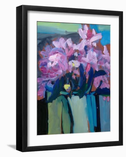 Violet Spring Flowers III-Erin McGee Ferrell-Framed Art Print