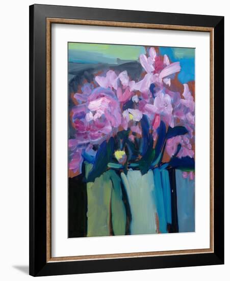 Violet Spring Flowers III-Erin McGee Ferrell-Framed Art Print