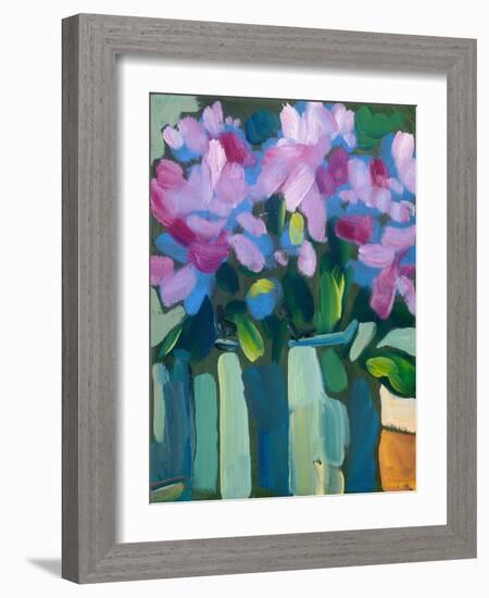 Violet Spring Flowers V-Erin McGee Ferrell-Framed Art Print