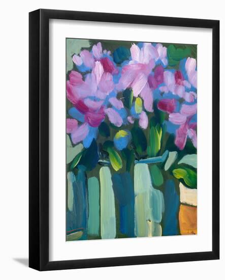 Violet Spring Flowers V-Erin McGee Ferrell-Framed Art Print