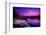 Violet Sunset over A Calm Lake-SHS Photography-Framed Photographic Print