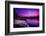 Violet Sunset over A Calm Lake-SHS Photography-Framed Photographic Print