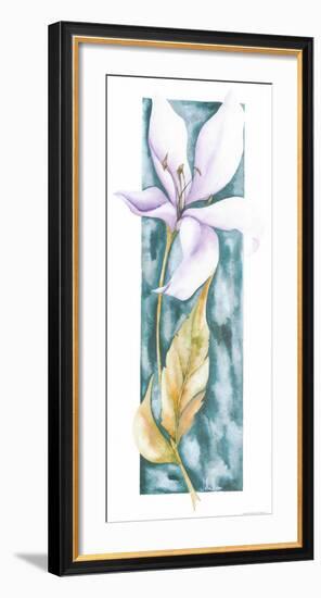 Violet Triptych II-Villalba-Framed Art Print