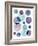 Violet Turquoise I-Nikki Galapon-Framed Art Print