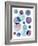 Violet Turquoise I-Nikki Galapon-Framed Art Print