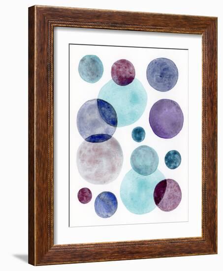 Violet Turquoise I-Nikki Galapon-Framed Art Print