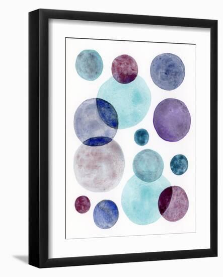 Violet Turquoise I-Nikki Galapon-Framed Art Print