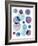 Violet Turquoise I-Nikki Galapon-Framed Art Print