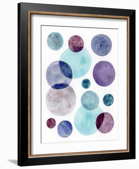 Violet Turquoise I-Nikki Galapon-Framed Art Print