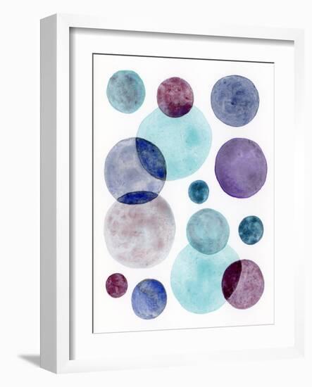 Violet Turquoise I-Nikki Galapon-Framed Art Print