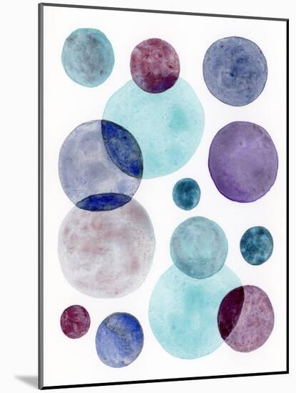 Violet Turquoise I-Nikki Galapon-Mounted Art Print