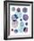 Violet Turquoise I-Nikki Galapon-Framed Art Print