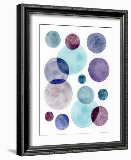 Violet Turquoise I-Nikki Galapon-Framed Art Print