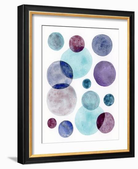 Violet Turquoise I-Nikki Galapon-Framed Art Print