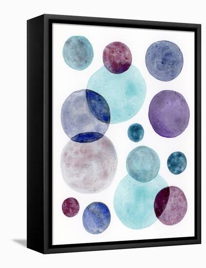 Violet Turquoise I-Nikki Galapon-Framed Stretched Canvas