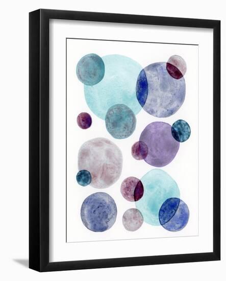 Violet Turquoise II-Nikki Galapon-Framed Art Print