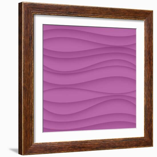 Violet Wavy-Click Bestsellers-Framed Art Print