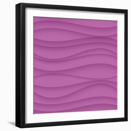 Violet Wavy-Click Bestsellers-Framed Art Print