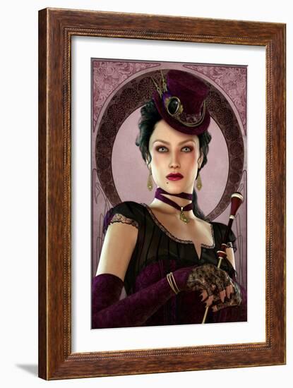 Violet-Atelier Sommerland-Framed Art Print