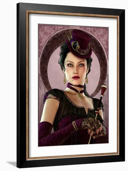 Violet-Atelier Sommerland-Framed Art Print