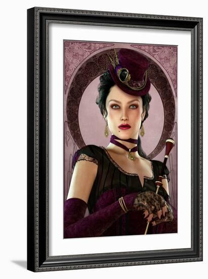 Violet-Atelier Sommerland-Framed Art Print