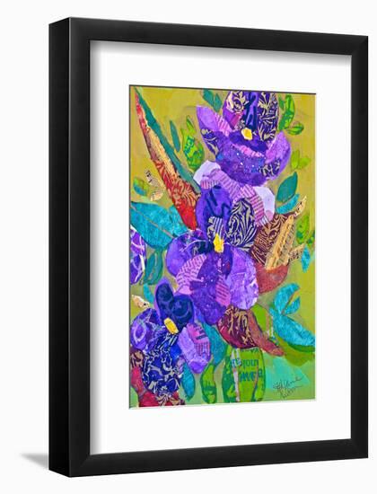 Violets-null-Framed Art Print
