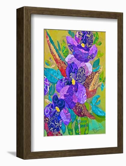 Violets-null-Framed Art Print