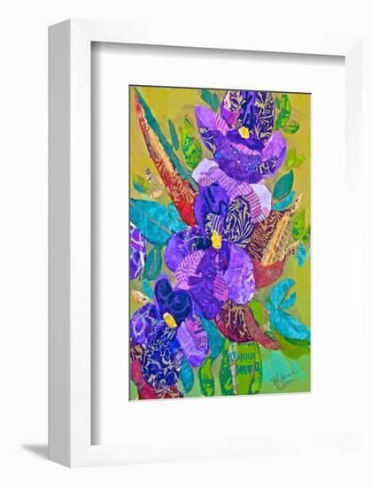 Violets-null-Framed Art Print