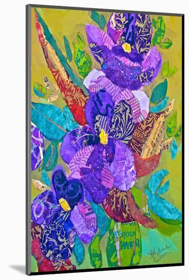 Violets-null-Mounted Art Print