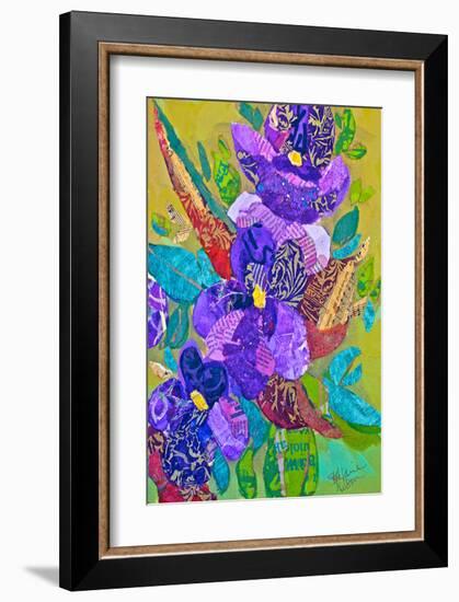 Violets-null-Framed Art Print