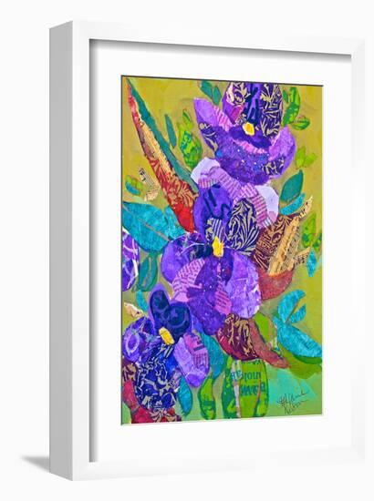 Violets-null-Framed Art Print